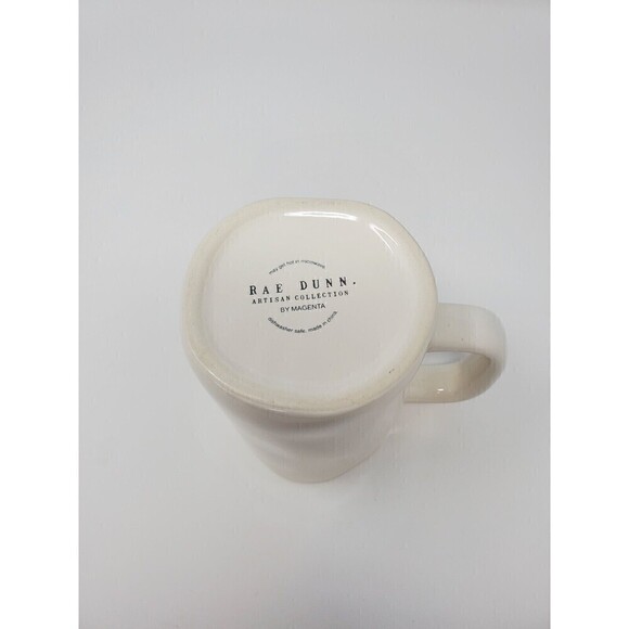 RAE DUNN MAGENTA ARTISAN COLLECTION HOLIDAY COFFEE MUG MERRY - Picture 8 of 9